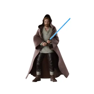 Star Wars Hasbro The Black Series Obi-Wan Kenobi (tavajoči Jedi) Igrača 6-palčna figurica Obi-Wan Kenobija, stara 4 leta in več, večbarvna (F4358)