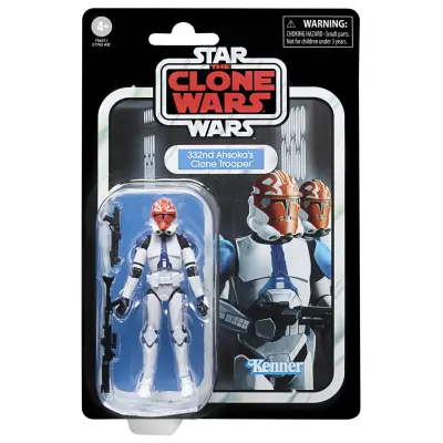 FIGURA STAR WARS THE CLONE WARS 332 CLONE TROOPER DE AHSOKA COLECCION VINTAGE