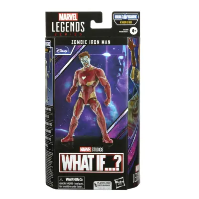 Marvel Legends Series MCU Disney Plus What If Zombie Iron Man Marvel Akcijska figurica za 4+ leta, 4 dodatki