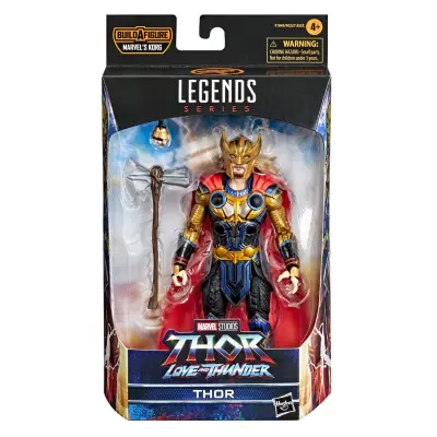 Marvel Hasbro Legends Thor: Love and Thunder Thor akcijska figura 15-cm zbirateljska igrača, 3 dodatki, večbarvna, F1045
