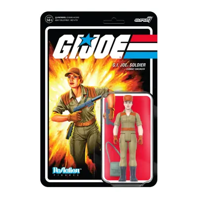 FIGURA REACTION GI JOE ŽENSKA COMBAT ENGINEER BUN HAIR ROZA