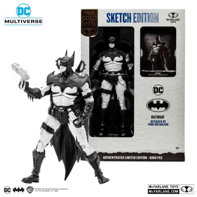 FIGURA MCFARLANE DC COMICS BATMAN EDICION SKETČ ZLATA NALEPKA