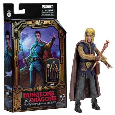 Dungeons & Dragons Golden Archive Simon Honor 6-palčna zbirateljska akcijska figura po navdihu filma D&D