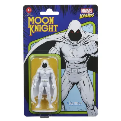 Marvel Hasbro Legends Series 3,75-palčna Retro 375 Collection Moon Knight akcijska figurica za otroke od 4. leta dalje, večbarvna, ena velikost (F3823