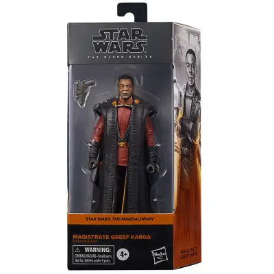 Star Wars The Black Series Magistrate Greef Karga Igrača 6-palčna akcijska figurica Mandalorian, igrače od 4 let naprej