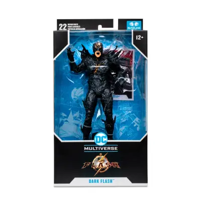 FIGURA MCFARLANE DC COMICS THE FLASH PELICULA FLASH NEGRO