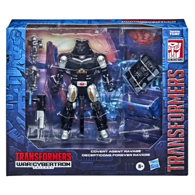 FIGURA TRANSFORMERS RAVAGE AGENTE ENCUBIERTO