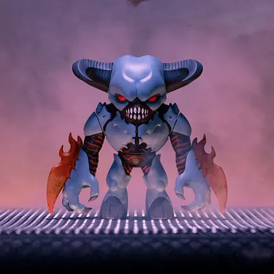 Numskull Baron of Hell DOOM Eternal zbirateljska replika igralne figurice v igri - uradno blago DOOM - omejena izdaja