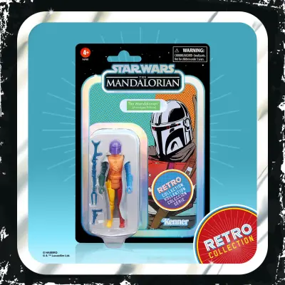 Zgibna figura Hasbro F69815L2 Star Wars The Mandalorian Prototype Edition 9,5 cm, zelena čelada