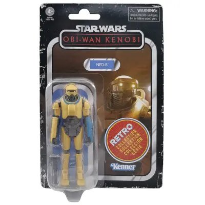 Star Wars Hasbro Retro Collection NED-8 Igrača 3,75-palčna igralna figurica Obi-Wan Kenobi za otroke od 4. leta naprej, večbarvna, ena velikost (F5774