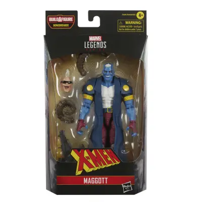 Hasbro Marvel F3691 Marvel Legends Series X-Men Maggott Action 15 cm zbirateljska igrača, 2 dodatka in 2 dela za sestavljanje figuric, več, ena veliko