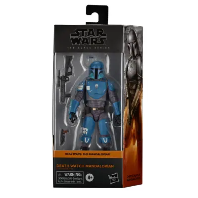 FIGURA STAR WARS THE MANDALORIAN DEATH WATCH MANDALORIAN SERIE BLACK