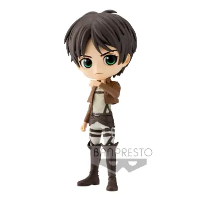 Banpresto BP18528 ATTACK ON TITAN - QPosket - Eren Yeager B - figurica 14 cm, črna