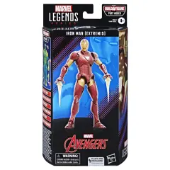 Hasbro Marvel Legends Series: Iron Man (Extremis) Marvel Classic Comic Marvel Legends Akcijska figura, 15 cm, večbarvna, 6 palcev