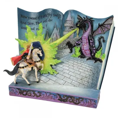 JIM SHORE FIGURICA DISNEY SLEEPING BEAUTY MALEFICENT STORYBOOK TRADICIJE