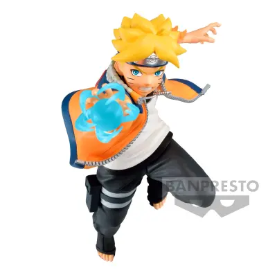 Kip Banpresto Figura Boruto Naruto Naslednje generacije - Vibracijske zvezde - Uzumaki Boruto II - Višina 13 cm - BP19439 - večbarvna