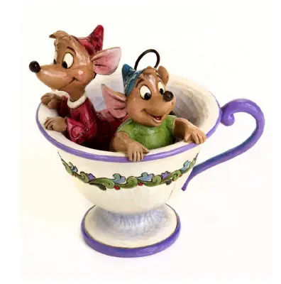 DISNEY FIGURICA PEPELKA JAQ IN GUS V SKODELICI ČAJA