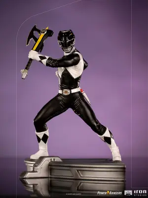 FIGURA ART SKALE MIGHTY MORPHIN POWER RANGERS RANGER ČRNEC