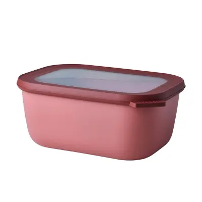 Cirqula posoda za shranjevanje 1,5l / 21x16x9cm / bordo / plastika pp, tpe