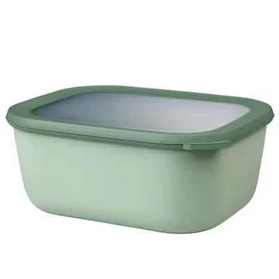 Cirqula posoda za shranjevanje 3l / 25x20x10,5cm / zelena / plastika pp, tpe