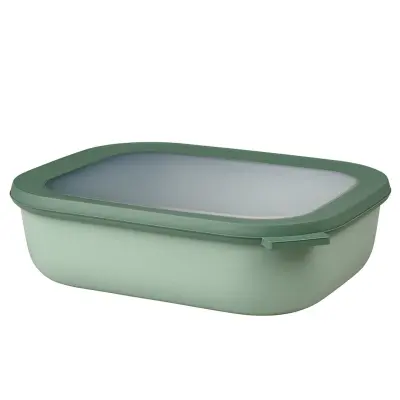 Cirqula posoda za shranjevanje 2l / 25x20x7cm / zelena / plastika pp, tpe