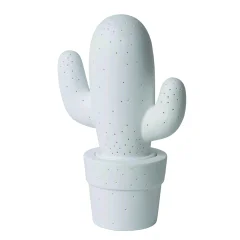 Svetilka CActus 19x12xh30cm / bela / keramika