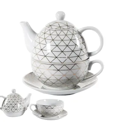 Čajnik, skodelica - Tea for one Ela 780714 / porcelan