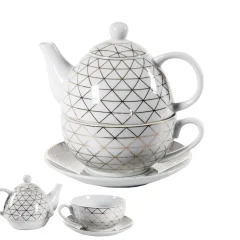 Čajnik, skodelica - Tea for one Ela 780714 / porcelan