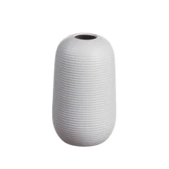 Vaza Blanque 13,5xh23,5cm / bela / keramika