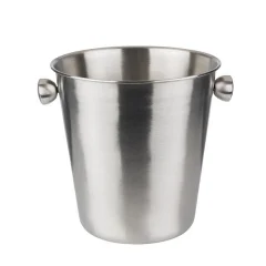 Hladilec za vino, šampanjec Cheers h20cm / črn / inox, pvc