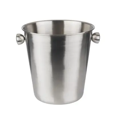 Hladilec za vino, šampanjec Cheers h20cm / črn / inox, pvc