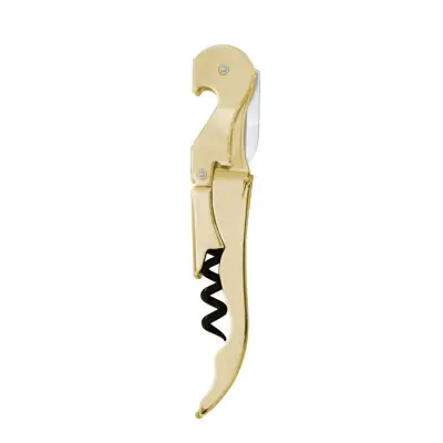 Odpirač za steklenico Kelnar Basic 12cm / zlat / inox