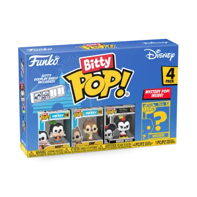 FUNKO BITTY POP: DISNEY - GOOFY 4PK figura