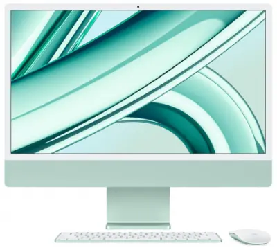 APPLE iMac 24 M3 (8/10)/24GB/1TB/macOS/SI (zelen) računalnik vse v enem