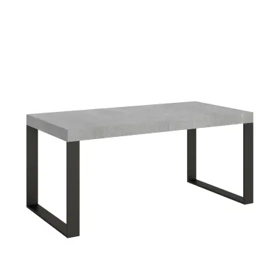 ITAMOBY Tecno (90x180/440 cm) - siva, barva nog: antracit - raztegljiva jedilna miza