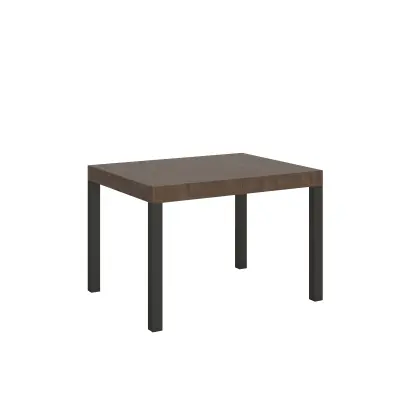 ITAMOBY Everyday (80x120/204 cm) - oreh, barva nog: antracit - raztegljiva jedilna miza