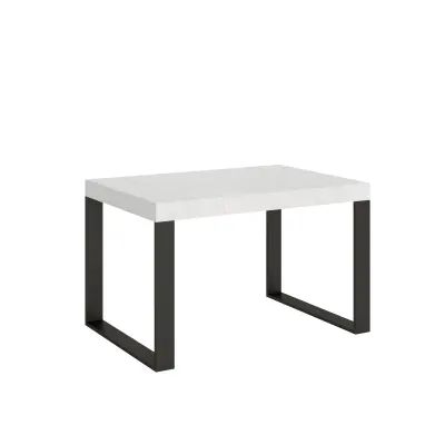 ITAMOBY Tecno (90x120/224 cm) - bela, barva nog: antracit - raztegljiva jedilna miza