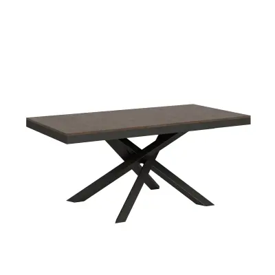 ITAMOBY Volantis Evolution (90x180/440 cm) - oreh, barva nog: antracit - raztegljiva jedilna miza
