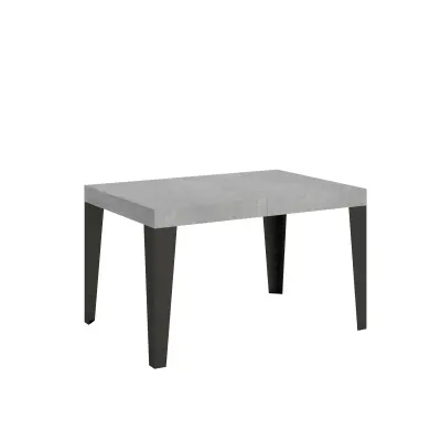 ITAMOBY Flame (90x120/224 cm) - siva, barva nog: antracit - raztegljiva jedilna miza