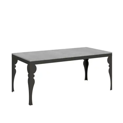 ITAMOBY Paxon Evolution (90x180/440 cm) - siva, barva nog: antracit - raztegljiva jedilna miza