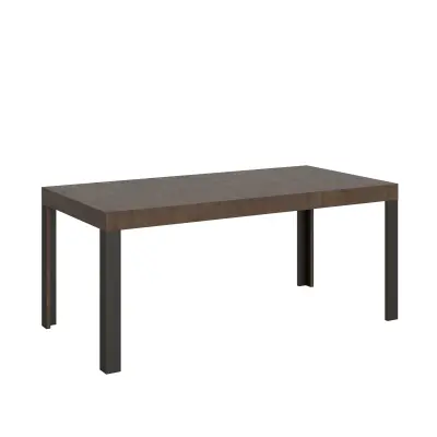 ITAMOBY Linea (90x180/284 cm) - oreh, barva nog: antracit - raztegljiva jedilna miza