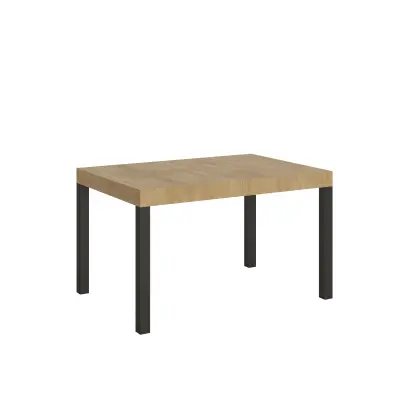 ITAMOBY Everyday (90x120/224 cm) - hrast, barva nog: antracit - raztegljiva jedilna miza