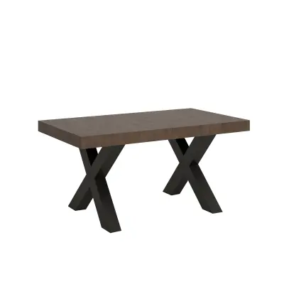 ITAMOBY Traffic (90x160/420 cm) - oreh, barva nog: antracit - raztegljiva jedilna miza