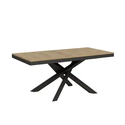 ITAMOBY Volantis Evolution (90x180/440 cm) - hrast, barva nog: antracit - raztegljiva jedilna miza
