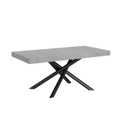 ITAMOBY Famas (90x180/440 cm) - siva, barva nog: antracit - raztegljiva jedilna miza
