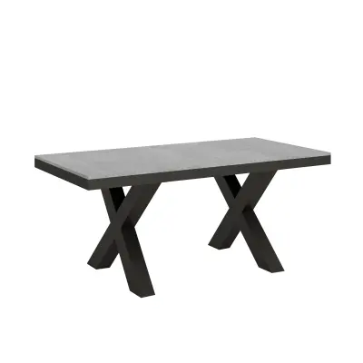 ITAMOBY Traffic Evolution (90x180/440 cm) - siva, barva nog: antracit - raztegljiva jedilna miza