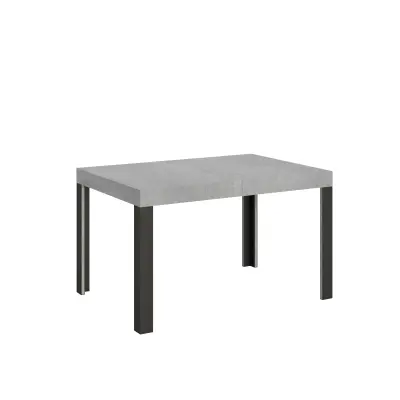 ITAMOBY Linea (90x140/244 cm) - siva, barva nog: antracit - raztegljiva jedilna miza