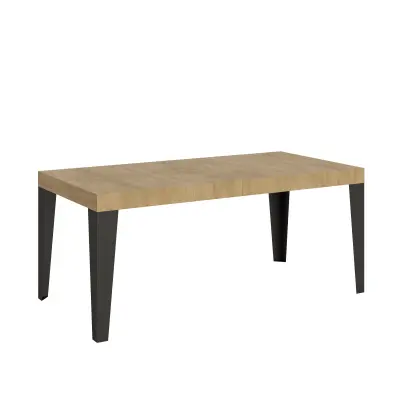 ITAMOBY Flame (90x180/440 cm) - hrast, barva nog: antracit - raztegljiva jedilna miza