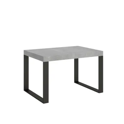ITAMOBY Tecno (90x140/244 cm) - siva, barva nog: antracit - raztegljiva jedilna miza