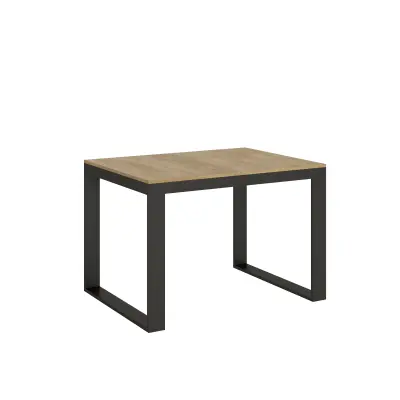 ITAMOBY Tecno Evolution (90x120/380 cm) - hrast, barva nog: antracit - raztegljiva jedilna miza